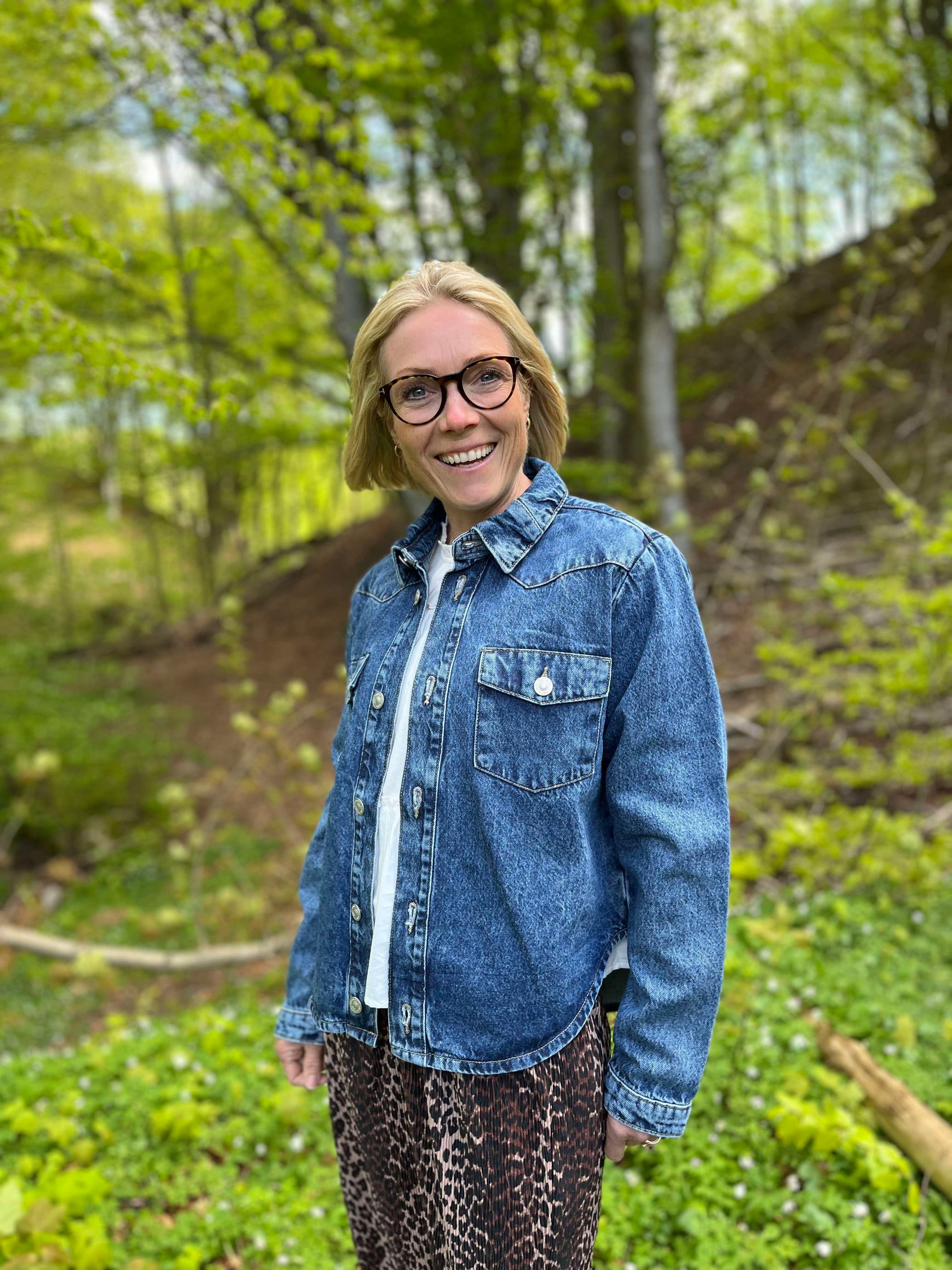 PCTASHA Denim Shirt - Medium Blue Denim